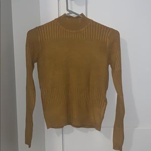 yellow long sleeve shirt